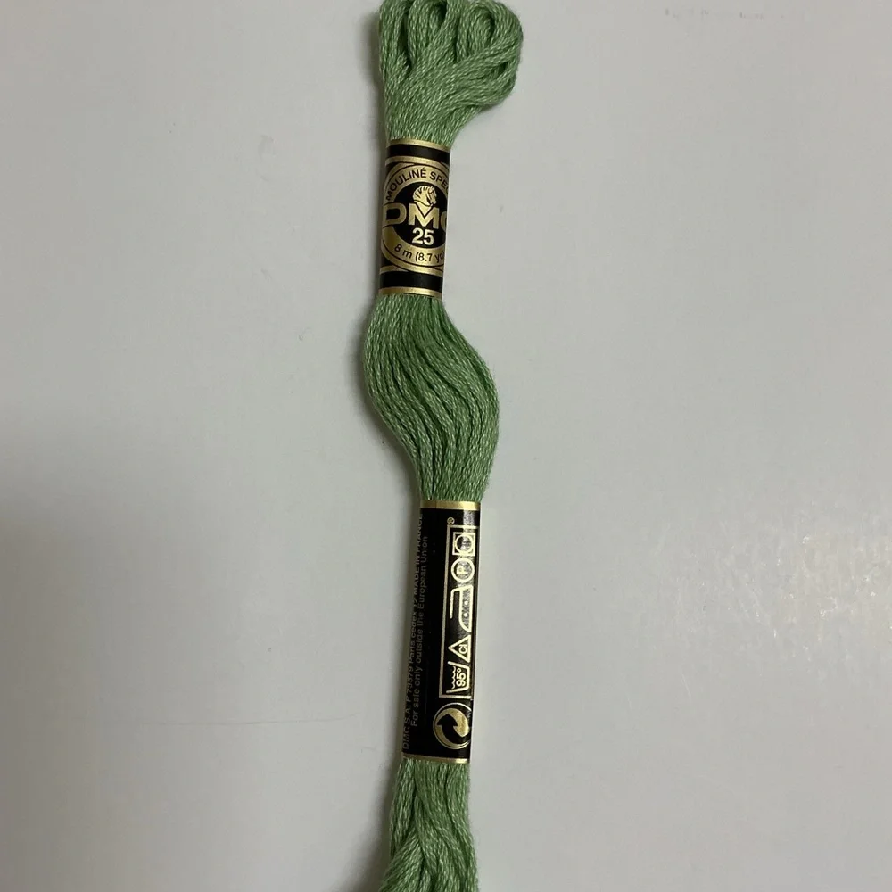 Paris France DMC Embroidery Floss MIXED LOT OF 21 Blue Green 100% Cotton Thread